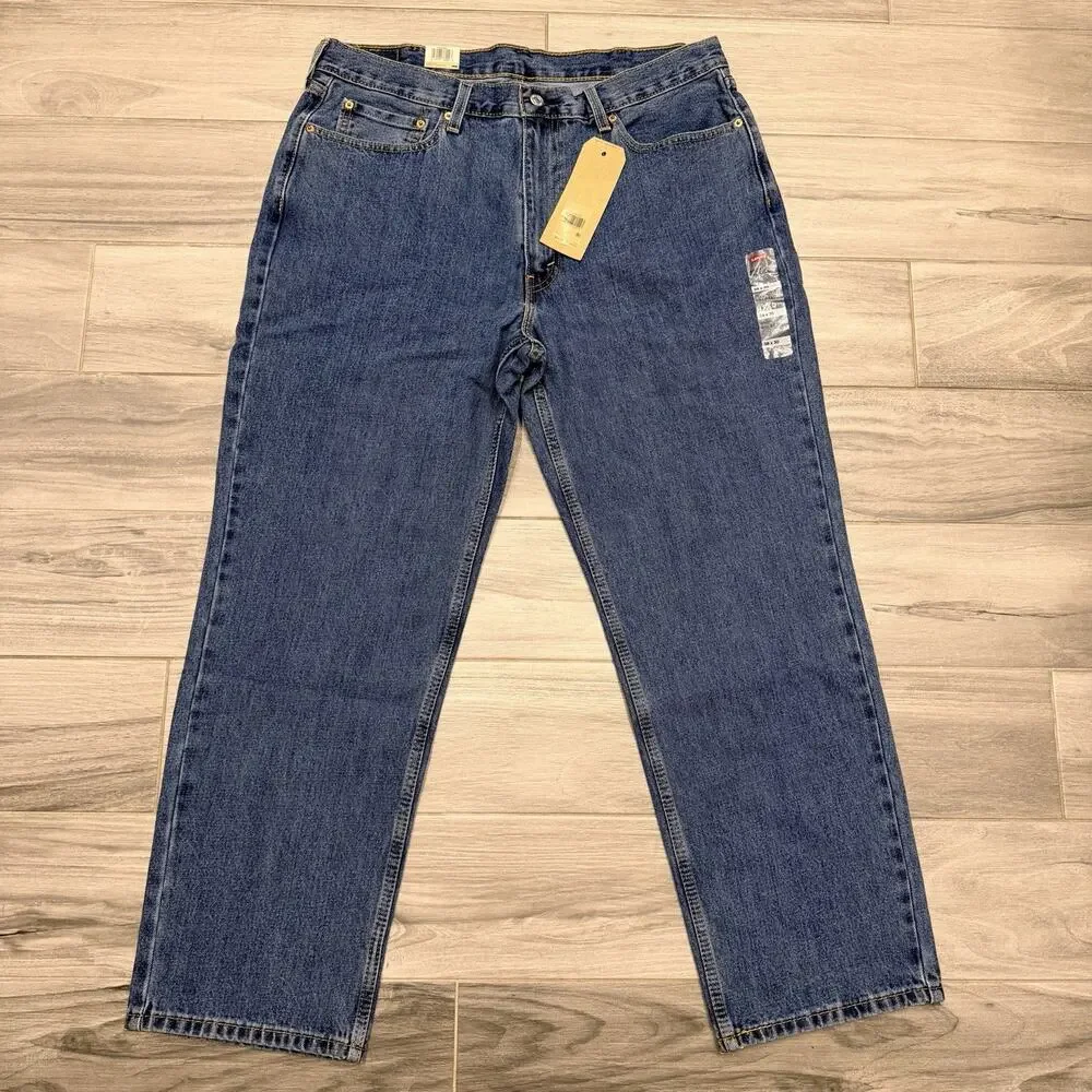 Levi’s 550 Relaxed Fit Jeans NWT Men’s 38x30 Medium Wash Denim Pants Tapered Leg